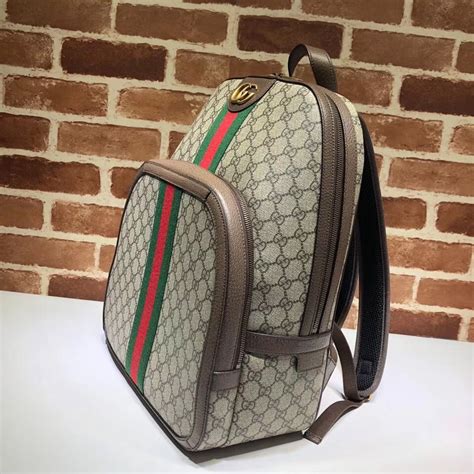 gucci reverse logo backpack|authentic Gucci backpack.